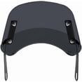 thumbnail image 2 of Windshield Motorcycle Wind Deflector Universal Windshield For SV1000 Bandit 250 CB550 RZ250R SRX600 6.5'9.45' Headlight Black, 2 of 5