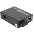 thumbnail image 4 of Ethernet Switch Converter, 850nm 1000Mbps SC 2 Fiber Multimode RJ45 Auto Negotiate Fiber Ethernet Transceiver, Cat.5e Or Cat.6 Cable, Transmission Up To 0.55km/0.34 Miles, 4 of 8
