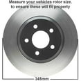 thumbnail image 3 of Detroit Axle - Front Brake Kit for 2005-2020 Dodge Charger Challenger Magnum Chrysler 300 Drilled Slotted Disc Brake Rotors Ceramic Brakes Pads Replacement 13.58" Front Rotor, 3 of 5