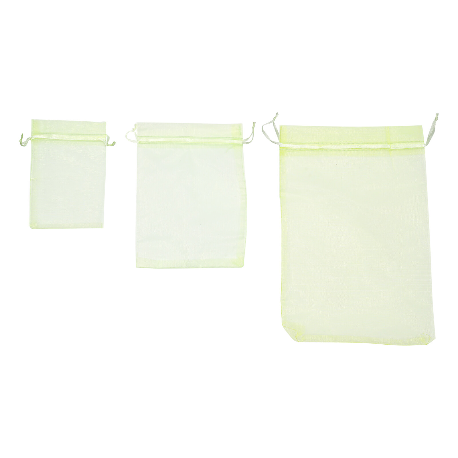 ToppiJoy 300Pcs Nylon Fruit Protection Bags, Garden Netting Bags with Drawstring, Fruit Tree Netting Fruit Tree Bags, Netting Barrier Bags for Protecting Fruits and Vegetables(Green)