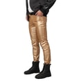 thumbnail image 3 of Pantalon en Similicuir Stretch pour Homme, 3 of 5