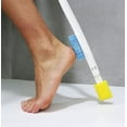 KMINA Long Handled Foot Brush and Toe Cleaner for Disabled, Foot