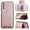 Rosegold, variant on Jiahe Cover for Samsung Galaxy A13 5G Wallet Case with Card Holder, Shockproof Premium PU Leather Double Magnetic Buttons Folio Flip Kickstand Protective Case,Rosegold