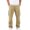 Khaki, variant on Men's Pants Camo Cargo Light Weight Brush | Ripstop Fabric, Great for Jungle Outdoor Activities, 4 Pockets Navy L