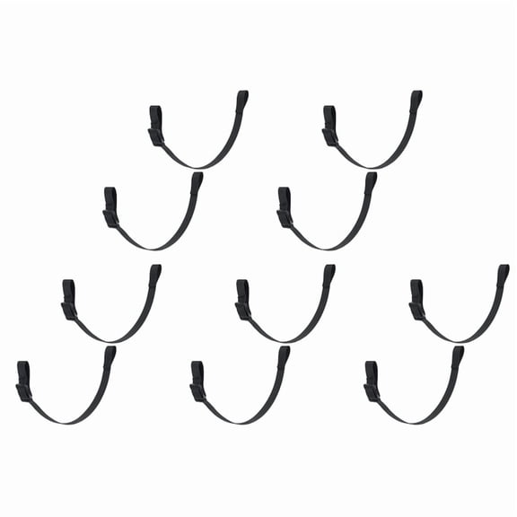 10 pair x hockey helmet Chin Straps-black