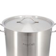 thumbnail image 3 of MegaChef Professional Kitchen 52.8 Quart Round Stainless Steel Stock Pot with Lid, 3 of 7