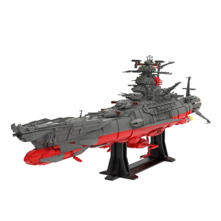 Moc Space UCS Battleship Yamato Building Blocks Set Warship Battle Cruiser Ship DIY Model Bricks Toys for Children Birthday Gift