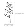 thumbnail image 2 of unbranded 4Ud Estructura Para Plantas Trepadoras Con Acabado Negro Fácil De Montar Y Resistente Al, 2 of 8