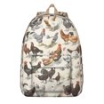 thumbnail image 1 of Rustic Farmhouse Chicken Print Travel Backpack – Comfortable Carrying Vintage Backpack with Durable Oxford Material and Anti-theft Multifunctional Design for Daily Commuting and Outdoor Activities, 1 of 4