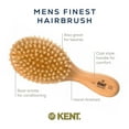 thumbnail image 4 of Kent OG3 Men's Hair & Beard Brush &ndash; 100% Natural White Boar Bristles for Grooming, Scalp Massage, 360 Waves, and Beard Straightening, 4 of 6
