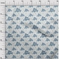 thumbnail image 3 of oneOone Tissu Popeline de Coton Bleu Sarcelle Tissu pour Robe Tissu Imprimé au Mètre 42 Pouces de Large, 3 of 5