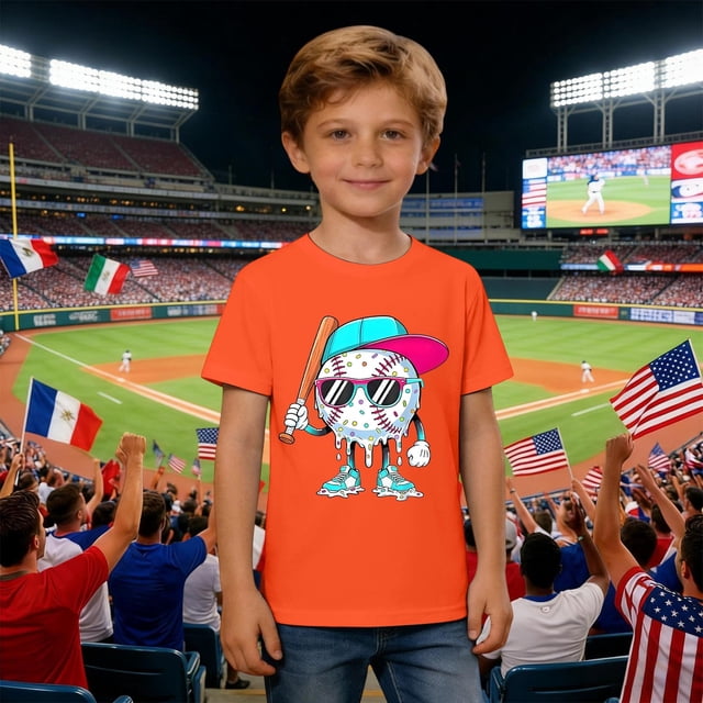 Chandails pour Filles Col Rond Manches Courtes Chandails Garçons T-Shirts Décontractés pour Enfants Vêtements Filles 10-11 Ans