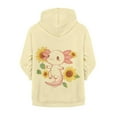 thumbnail image 2 of Uourmeti Cute Salamander Sunflower Teen Girls Casual Hoodie Long Sleeve Soft with Pockets Loose Comfy Pullover for Daily Wear Size 13-14, 2 of 7