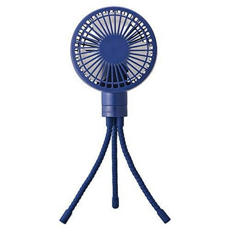 

Doshisha Portable Fan Outing Fan 2 Power Supply (USB Rechargeable) Air Volume 3 Stages Pieria Navy