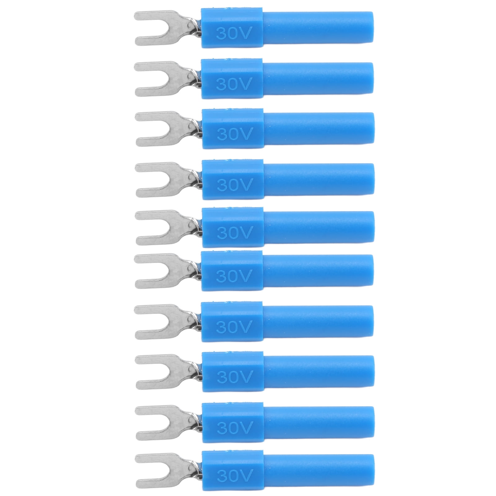 Spade Plug Fork Wire Connector Fork Terminal 10pcs 4mm Fork Spade Wire