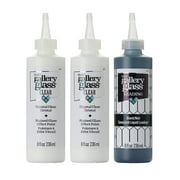 Gallery Glass Privacy Window Stained Glass Acrylic Paint Kit, 4 Piece Glass Paint Set