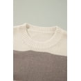 thumbnail image 6 of Stylish Colorblock Design Sweater for Women - Comfortable and Warm in Fall | [ZhiHiMeRi] | (US 16-18)XL, 6 of 12