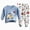 H01-Light Blue, variant on TOWED22 Toddler Baby Boy Outfit Fall Winter Boy Clothes Long Sleeve Cute Cartoon Sweatshirts Pants Outfits 3 Months-6T Size:11-12 Y,Color:Red
