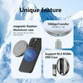 thumbnail image 4 of Magnetic External SSD Case 2230/2242 NVMe SSD Enclosure Expand Storage, 4 of 11