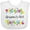 AA-White, variant on Inktastic Grammys Girl Bright Flowers Girls Baby Bib