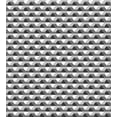 thumbnail image 3 of Geometric Duvet Cover Set, Concrete Geometric Patterns with Odd Minimalist Linked Shapes Image Print, Decorative 3 Piece Bedding Set with 2 Pillow Shams, King Size, Grey Black White, by Ambesonne, 3 of 3