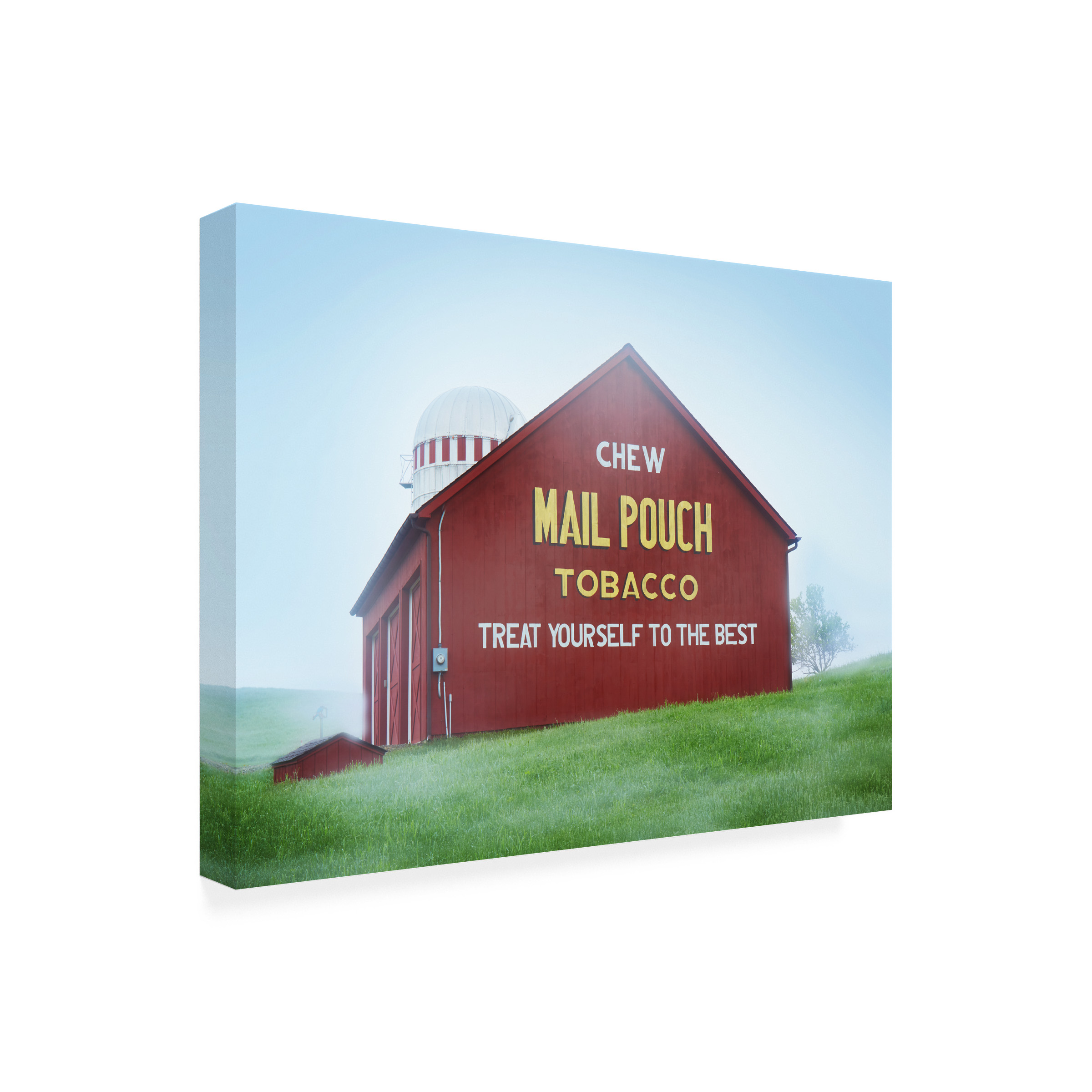 James McLoughlin 'Barn Scene VIII' Canvas Art