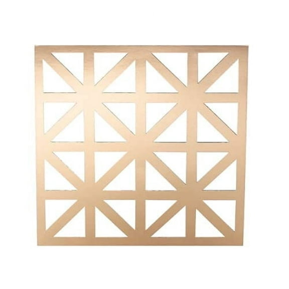 Gold Laser-Cut Square Chargers - Party Supplies - 24 Pieces