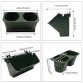 thumbnail image 3 of ToppiJoy Army Green Wall-Mounted Planter,30 Pots Hanging Vertical Wall Planter,for Railing, Balcony, Fence, 3 of 13