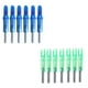 thumbnail image 5 of EeaseMX 12 flechas iluminadas con LED para caza con arco, colas luminosas, accesorios para arco, punta interna, compatible con eje de flecha de 6,2 mm (azul), 5 of 7