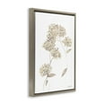 thumbnail image 4 of Stupell Industries Neutral Geranium Florets Botanical & Floral Painting Brown Floater Framed Art Print Wall Art, 17 x 25, 4 of 10