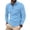 2#Blue, variant on IAJDKMEK Men's Long Sleeve Golf Polo Shirt - Mesh Button Down Tops, Moisture Wicking Casual Shirts for Outdoor Sports,Beige L