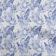 thumbnail image 1 of oneOone Viscose Jersey Medium Blue Fabric Tropical Flamingo Craft Projects Decor Fabric Printed By The Yard 60 Inch Wide, 1 of 4
