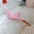 thumbnail image 4 of 1pc Cotton Line Wall Hanging Swan Plush Stuffed Doll Nursery Room Pendant Home Bedroom Decoration Hanging Ornament No.02, 4 of 9