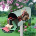 thumbnail image 5 of Coolnut Mailbox Covers, Magnetic Standard Size Dog Wears Hat and Hawaii Dress for Summer Seasonal Mail Wraps for Home Outdoor Decor, 20.7"x18.03", 5 of 5