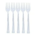 thumbnail image 7 of Crown Display Clear Plastic Mini Forks - 100 Count, 7 of 7
