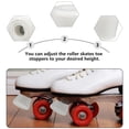 thumbnail image 4 of DEEPCRAFF Professional White Roller Skate Brake Mat Set with Adjustable Brake Block for Training and Safety, 4 of 8