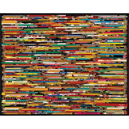 White Mountain Puzzles Pencil Collage - 1000 Piece Jigsaw Puzzle
