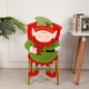 thumbnail image 3 of Fundas navideñas para sillas Fundas para sillas de comedor Juego de 3 sillas Funda trasera Papá Noel, Muñeco de nieve, Fundas de elfo para cena Fiesta de mesa TUNC Sencillez, 3 of 5