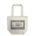 thumbnail image 1 of Rustic West Virginia State Flag (100% Cotton Canvas Reusable Tote Bag), 1 of 3