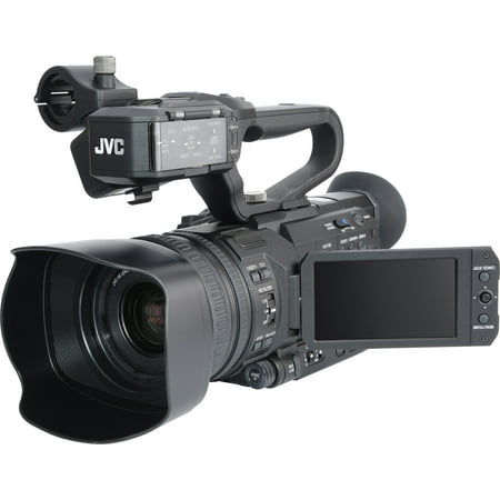 JVC GY-HM180U Ultra 4K HD 4KCAM Professional Camcorder + Top Handle Audio