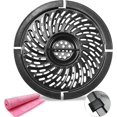 thumbnail image 1 of FZHANC-Air Fryer Replacement Parts, Round Grill Plate Crisper Plate for 2-2.6QT Non-Stick Coating Air Fryer Accessories Air Fryer Rack Compatible with Gowise Chefman Dash Power, Dishwasher Safe, 1 of 4