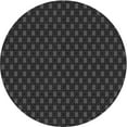 thumbnail image 1 of Ahgly Company Tapis Rond Lavable en Machine Intérieur Transitionnel Gris Minuit, 4 Pieds Rond, 1 of 7