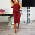 thumbnail image 6 of Women Summer Dresses, Formal Dresses for Women,Women's Summer Casual Dress Short Sleeve Party Evening Pocket Ladies Flowy Comfortable Stylish Versatile Lightweight Fashion, 6 of 7