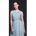 thumbnail image 4 of Bimba Robe Longue Débardeur pour Femmes Shibori Maxi Col Rond Imprimée Robe de Soirée-Xx-Grand, 4 of 5