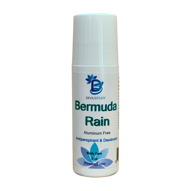 Bermuda Rain Scented Aluminum Free Deodorant, All Natural, Safe, Made in USA, Diva Stuff - Walmart.com