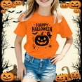 thumbnail image 2 of Byoo Halloween Pumpkin T-Shirt for Boys Short Sleeve Round Neck T Shirt Cotton Tee Top, 2 of 4