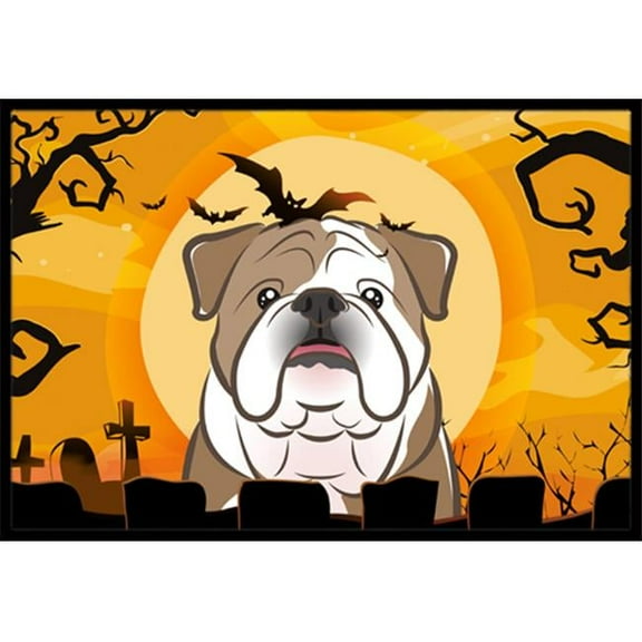 Halloween English Bulldog Indoor & Outdoor Mat, 24 x 36 in.