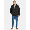 thumbnail image 2 of Ozark Trail Men's & Big Men's Puffer Jacket with Hood, Sizes S-3XL, 2 of 5