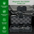 thumbnail image 3 of Magnetic Key Holder Under Car, Waterproof Magnetic Key Box, Hide a Key Outside with 2 Strong Magnets, Key Hider for Outdoor Travel, Magnetic Key Case Under Car, 3 of 9