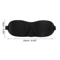 thumbnail image 4 of Unique Bargains 1 Pc Elastic Band 3D Sleep Mask Breathable 3D Eye Shade Cover for Meditation Black, 4 of 6